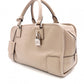 LOEWE Mia Chain Bag Zucca Handbag, Canvas/Leather, Brown Tones