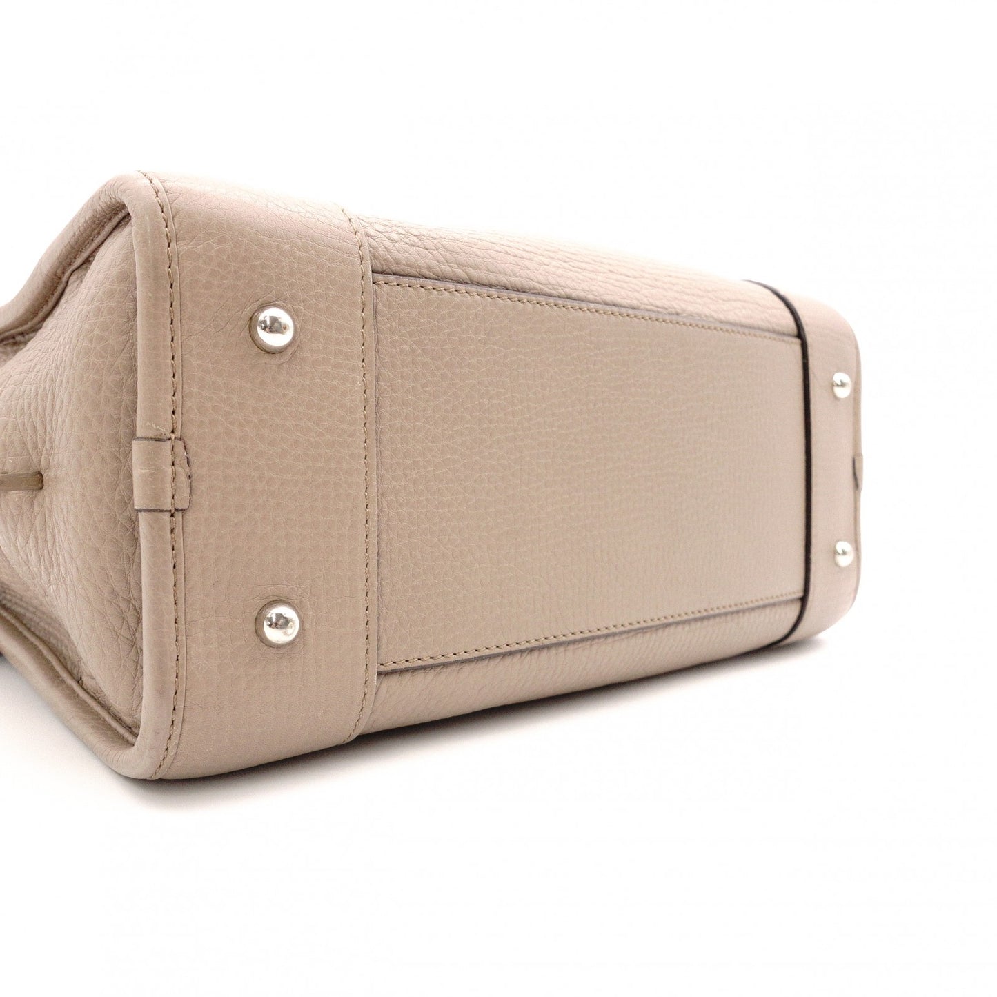LOEWE ロエベ アマソナ28 ハンドバッグ キャンバス/レザー ブラウン系【中古】 レディース