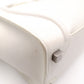 CELINE Micro Shopper Luggage Shoulder Bag, Leather, White