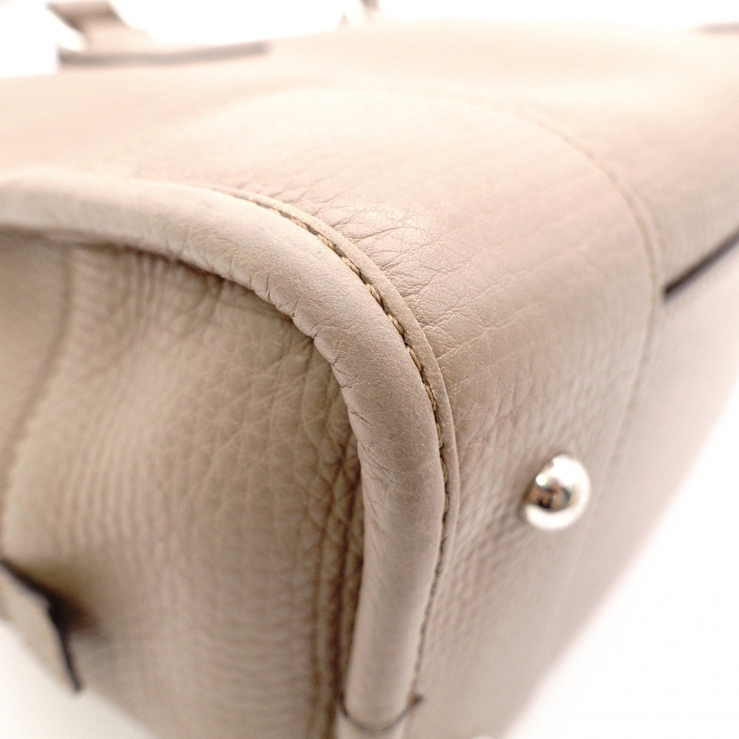 LOEWE Mia Chain Bag Zucca Handbag, Canvas/Leather, Brown Tones