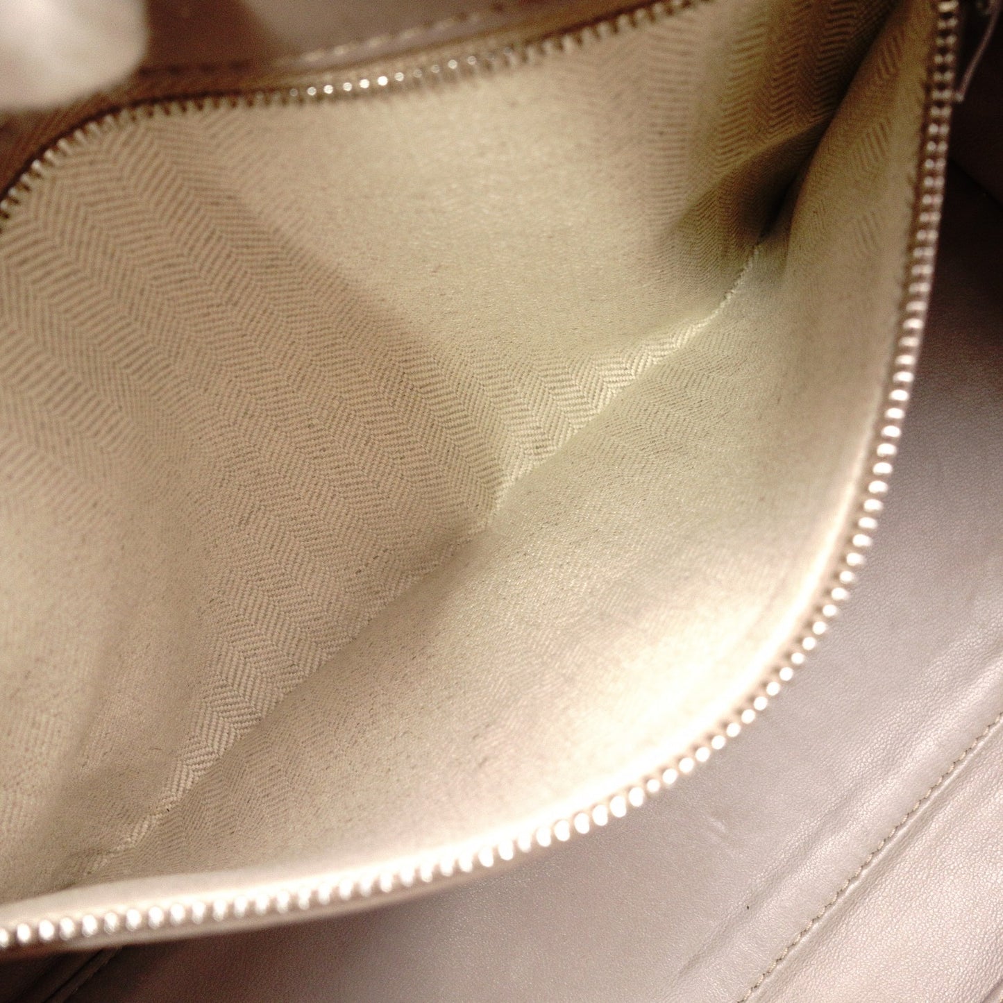 LOEWE Mia Chain Bag Zucca Handbag, Canvas/Leather, Brown Tones