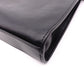 FENDI Clutch Bag, Leather, Black, Women's, Pouch, Logo, Black, Men's, Women's
