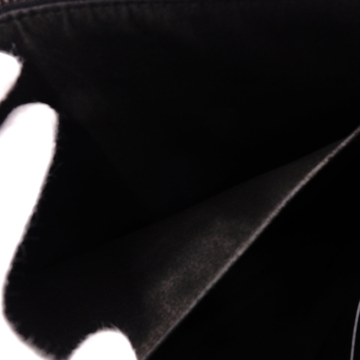 FENDI Clutch Bag, Leather, Black, Women's, Pouch, Logo, Black, Men's, Women's