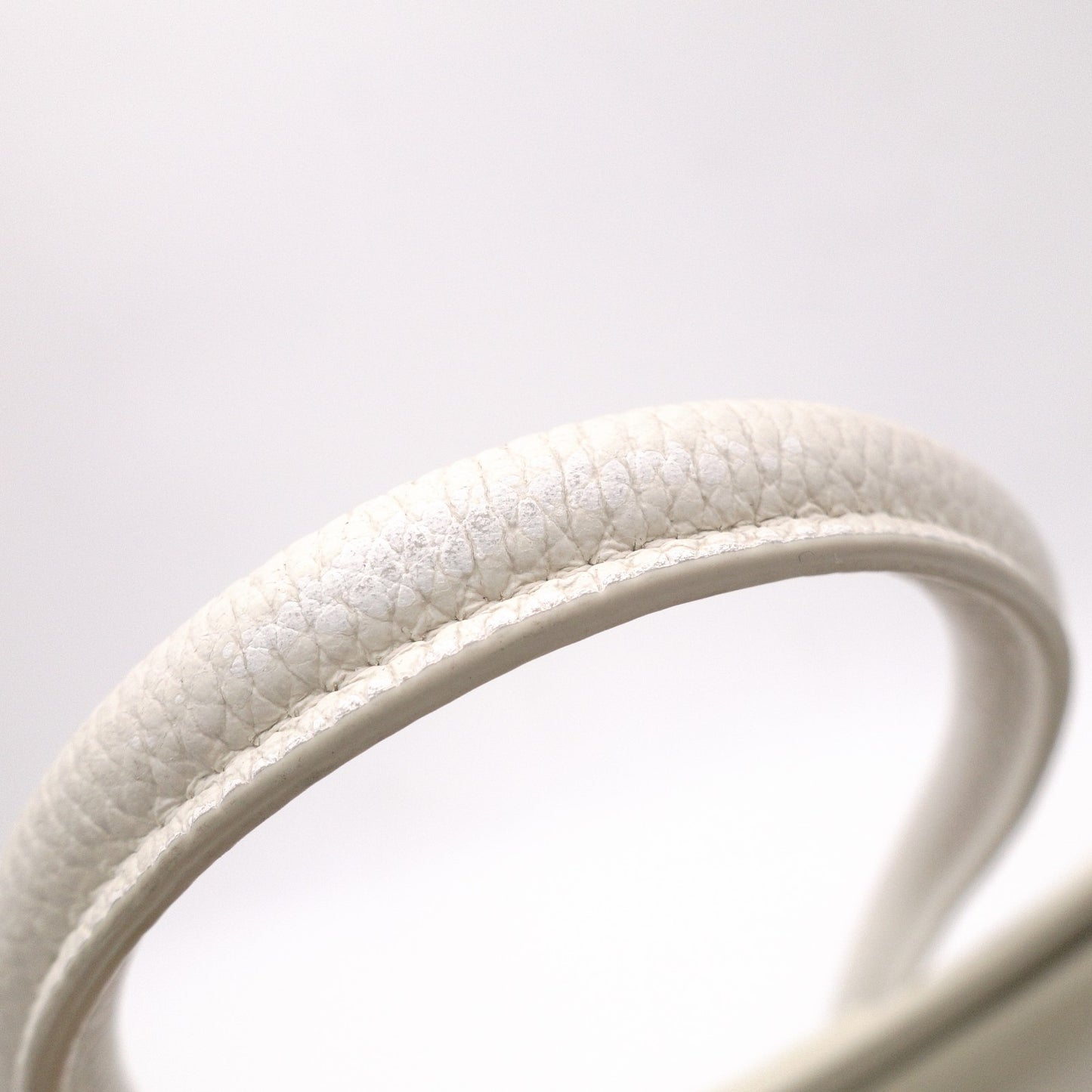 CELINE Micro Shopper Luggage Shoulder Bag, Leather, White