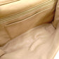 CHANEL Chain Shoulder Bag Lambskin Beige Leather Vintage Gold Hardware R801341