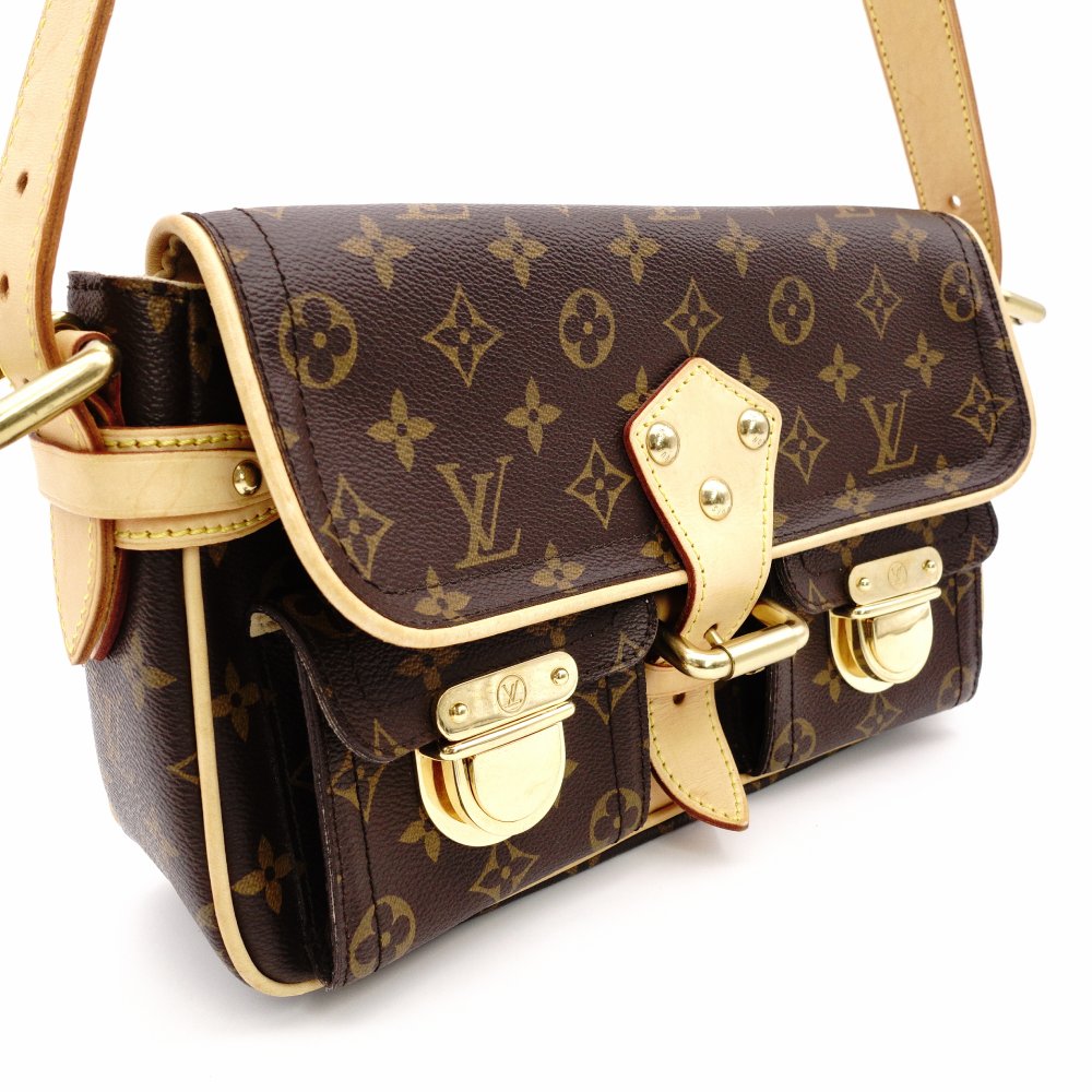 Louis Vuitton Hudson PM Shoulder Bag Monogram Leather 7-7-288