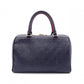 LOUIS VUITTON Speedy 25 Monogram Empreinte Handbag, Leather, Navy, 2-Way