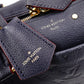 LOUIS VUITTON Speedy 25 Monogram Empreinte Handbag, Leather, Navy, 2-Way