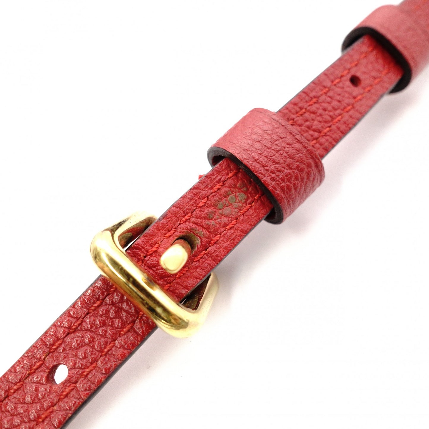 LOUIS VUITTON Twice Shoulder Bag, Leather/PVC, Brownish Red, Crossbody
