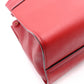 PRADA Paradigm Tote Saffiano Leather Handbag, Red, Women's, 2-Way, Gold Hardware