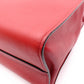 PRADA Paradigm Tote Saffiano Leather Handbag, Red, Women's, 2-Way, Gold Hardware