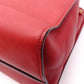 PRADA Paradigm Tote Saffiano Leather Handbag, Red, Women's, 2-Way, Gold Hardware