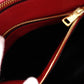 PRADA Paradigm Tote Saffiano Leather Handbag, Red, Women's, 2-Way, Gold Hardware