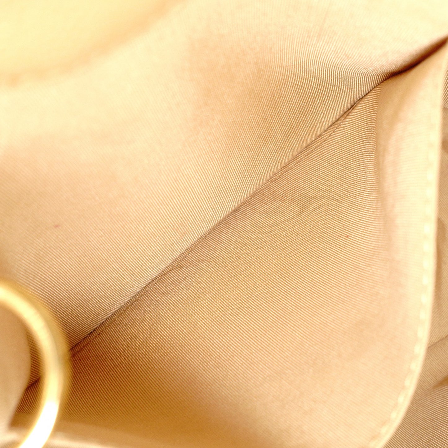CHANEL PST Matelassé Shoulder Bag, Leather, Beige, Gold Hardware