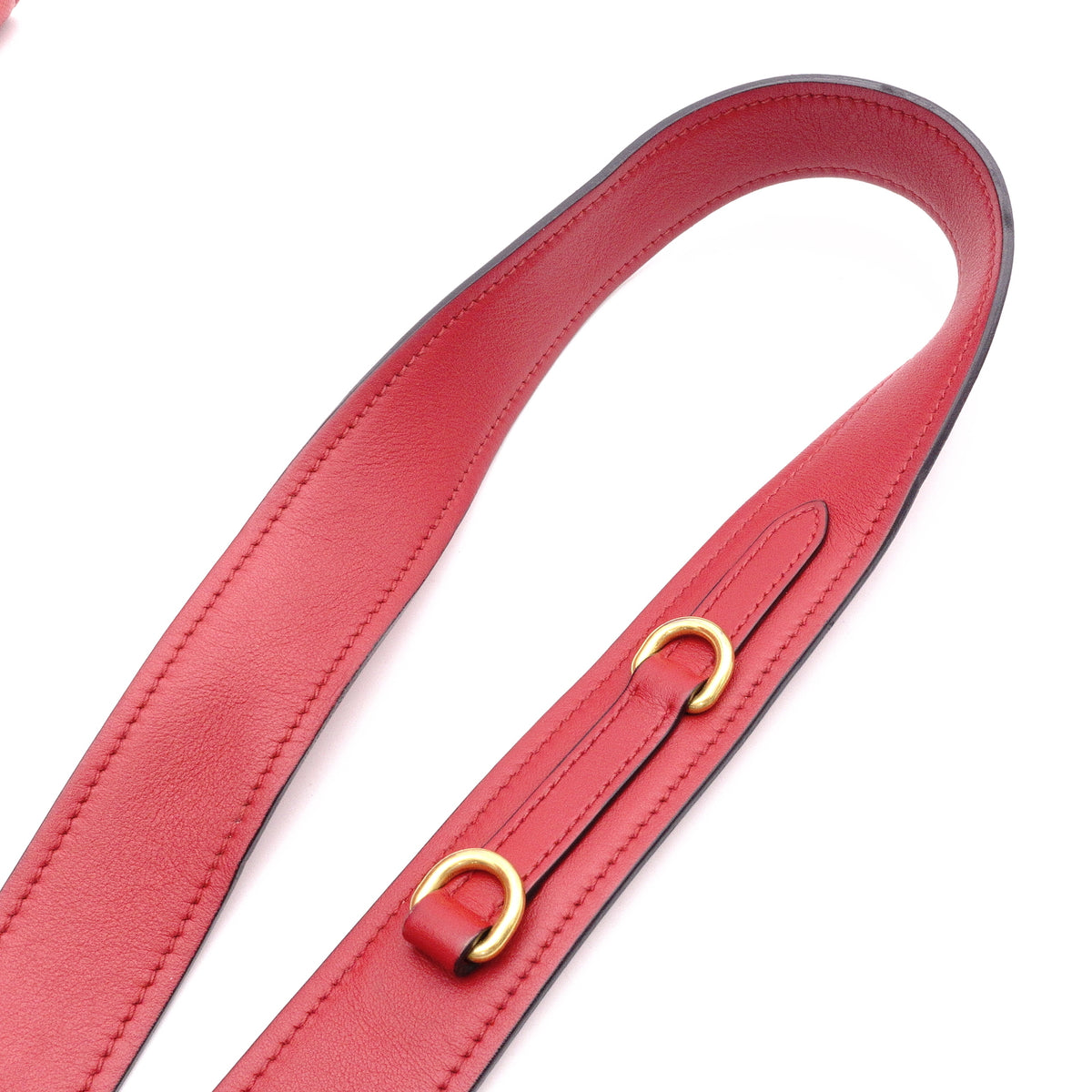 PRADA Paradigm Tote Saffiano Leather Handbag, Red, Women's, 2-Way, Gold Hardware