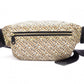 BURBERRY TB Monogram Body Bag, Canvas/Leather, Beige, Belt Bag