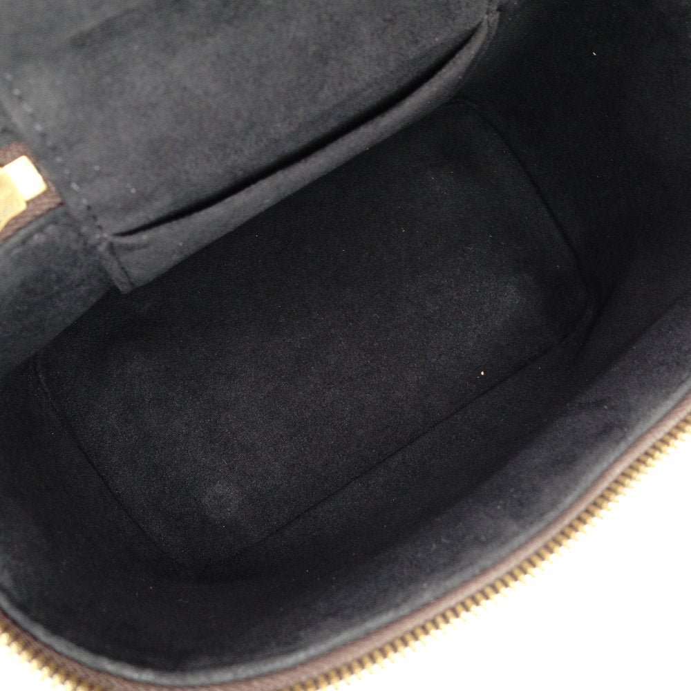 LOUIS VUITTON Monogram Reverse Vanity Handbag 2-Way Brown Tone Shoulder Bag PVC R8011023