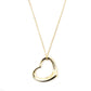Tiffany & Co. Open Heart Necklace 18K Gold Approx. 6.1g 7-10-028