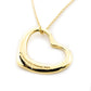 Tiffany & Co. Open Heart Necklace 18K Gold Approx. 6.1g 7-10-028