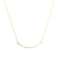 Tiffany & Co. T Smile Pendant Necklace 18K Gold Approx. 2.7g Gold 7-10-032