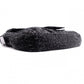 FENDI Mamma Bucket Shoulder Bag, Beads/Leather, Black, Silver Hardware
