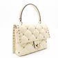 Valentino Garavani Handbag, Leather, Off-White, 2-Way