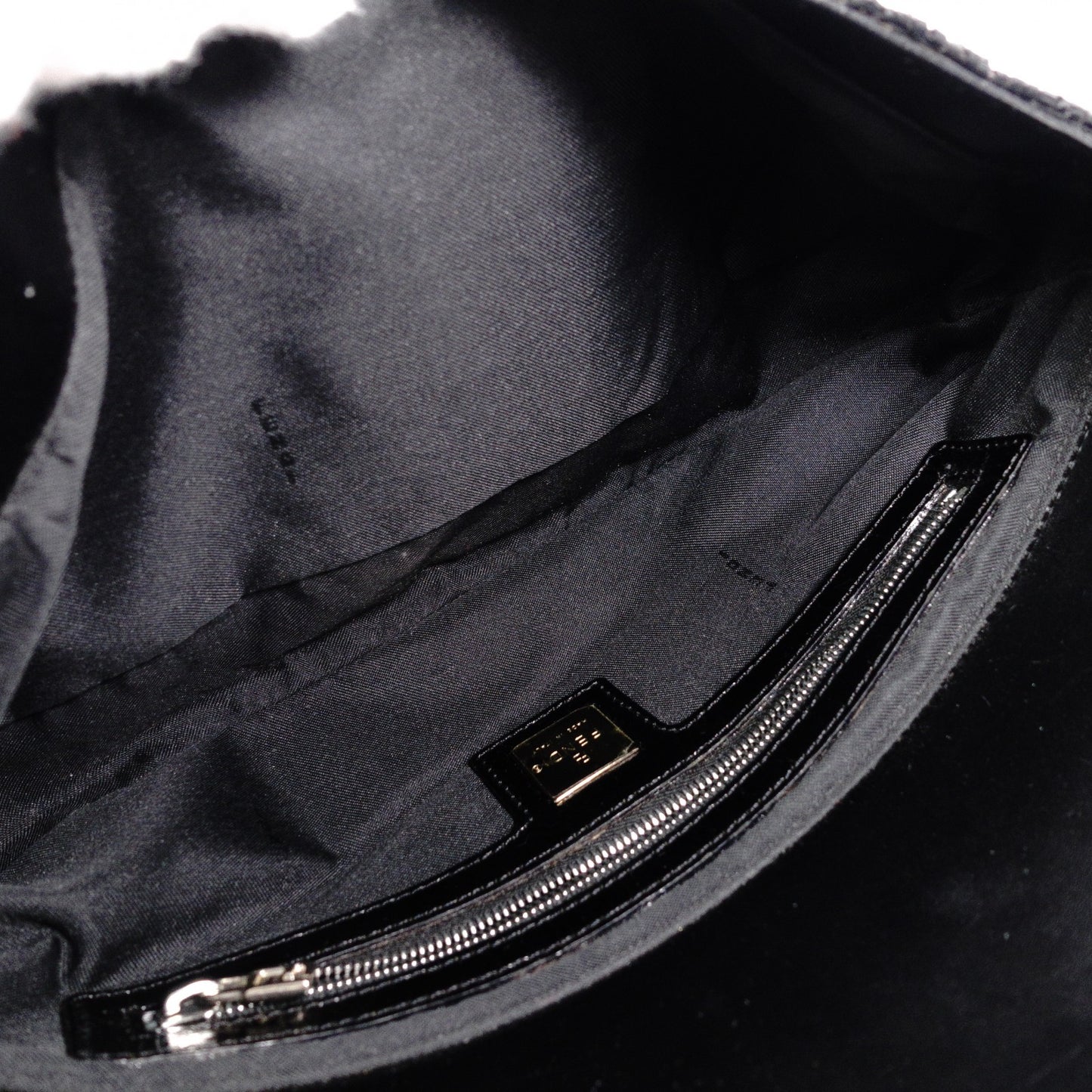 FENDI Mamma Bucket Shoulder Bag, Beads/Leather, Black, Silver Hardware