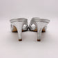 LOUIS VUITTON Revival Mules Sandals Silver leather Women