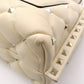 Valentino Garavani Handbag, Leather, Off-White, 2-Way