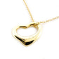 Tiffany & Co. Open Heart 18K Gold Necklace Approx. 4.3g Gold 7-10-035