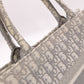 Christian Dior Oblique Book Tote Tote Bag, Canvas, Gray, Women's, Logo
