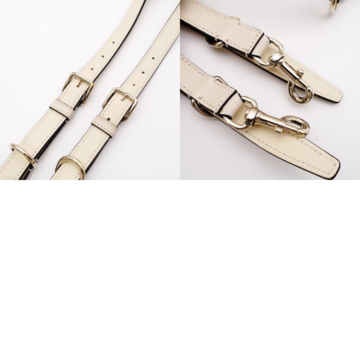 Valentino Garavani Handbag, Leather, Off-White, 2-Way