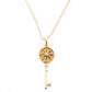 Tiffany & Co. Daisy Key Collection Pendant 18K Pink Gold 1P Diamond Necklace 18K Gold Approx. 5.4g Gold 7-10-030