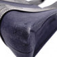 Chloe Woody Shoulder Bag, Canvas/Leather, Navy and Black Tote Bag