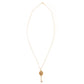 Tiffany & Co. Daisy Key Collection Pendant 18K Pink Gold 1P Diamond Necklace 18K Gold Approx. 5.4g Gold 7-10-030