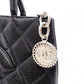 CHANEL Reissue Tote, Caviar Leather Shoulder Bag, Black Leather with Silver Hardware