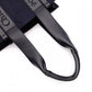 Chloe Woody Shoulder Bag, Canvas/Leather, Navy and Black Tote Bag