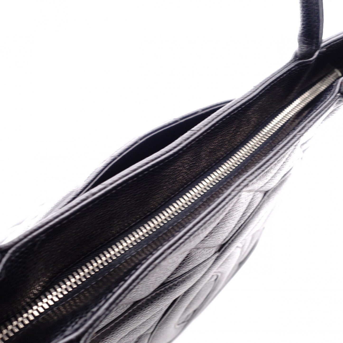 CHANEL Reissue Tote, Caviar Leather Shoulder Bag, Black Leather with Silver Hardware