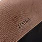 LOEWE Velázquez Handbag, Leather, Black, Women's, 2-Way, Brown, Black, Vintage