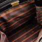 LOEWE Velázquez Handbag, Leather, Black, Women's, 2-Way, Brown, Black, Vintage