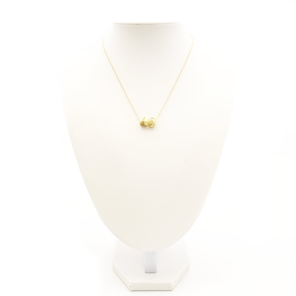 Tiffany & Co. Tornado 18K Gold Necklace Approx. 5.5g Gold 7-10-037