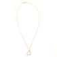 Tiffany & Co. Open Heart Necklace 18K Gold Approx. 2.7g 7-10-036