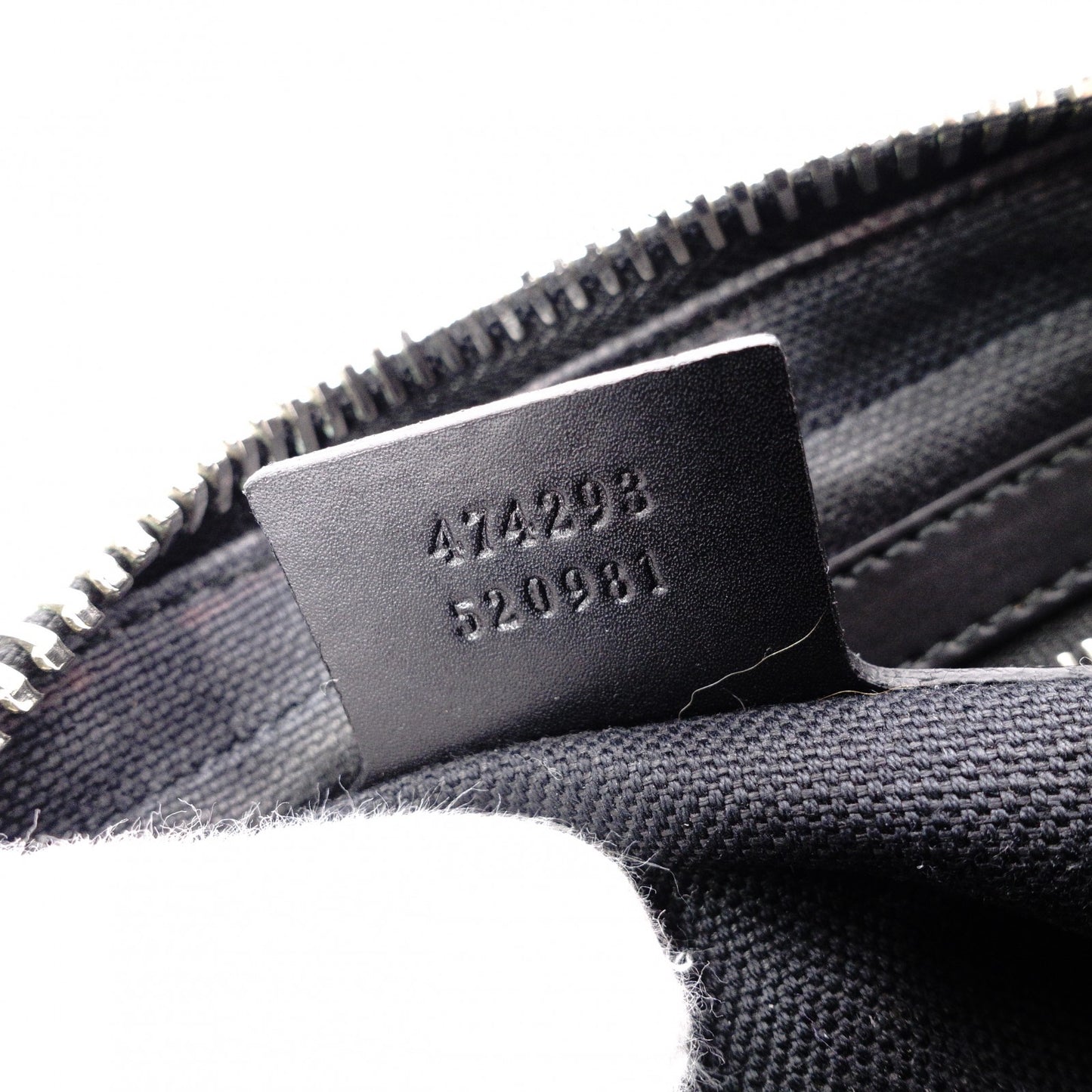 GUCCI GG Supreme Body Bag, PVC/Canvas, Gray, Men's Belt Bag