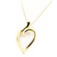 Tiffany & Co. Leaf Heart Necklace 18K Gold Approx. 4.9g 7-10-029