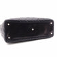 Christian Dior Lady Dior Handbag, Leather, Black, Women's, Silver Hardware, CD