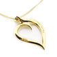 Tiffany & Co. Leaf Heart Necklace 18K Gold Approx. 4.9g 7-10-029