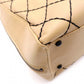 CHANEL Wild Stitch Shoulder Bag, Leather, Beige, Vintage