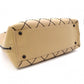 CHANEL Wild Stitch Shoulder Bag, Leather, Beige, Vintage