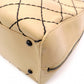 CHANEL Wild Stitch Shoulder Bag, Leather, Beige, Vintage