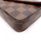 LOUIS VUITTON Pochette Félicie Damier Shoulder Bag, PVC/Canvas, Brown, Crossbody